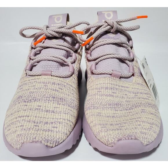 Adidas Kaptir X Womens Purple/Solar Orange/Creme Cloudfoam Running Shoe Size 8.5 - Picture 3 of 6